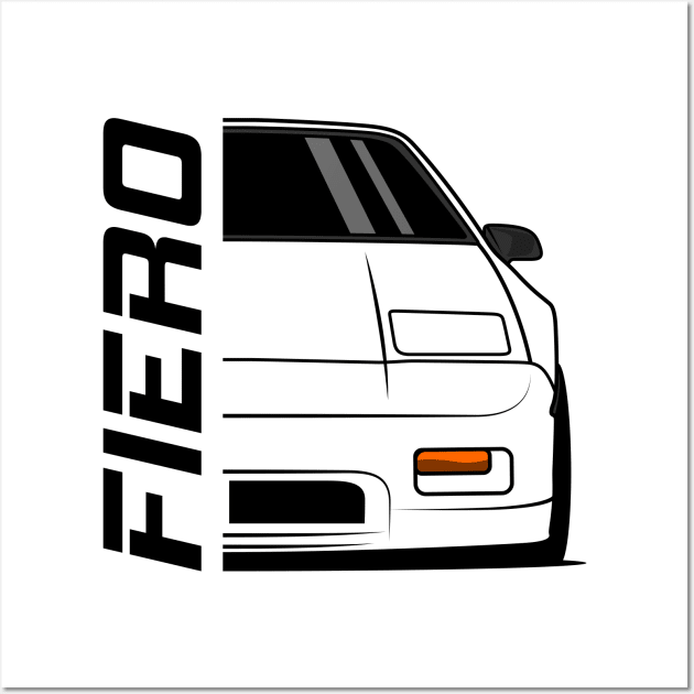 Front Racing Fiero Wall Art by GoldenTuners